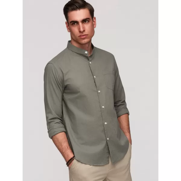  Pánská košile OMBRE K704 KHAKI 
