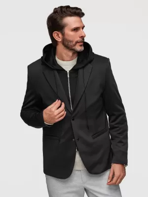 Pánské sako OMBRE M168 BLACK