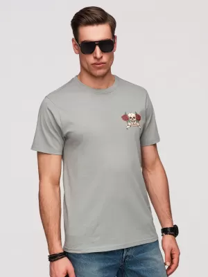 Pánské triko OMBRE OM-TSPT-0257 GREY