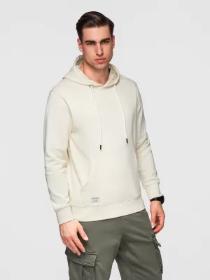 Pánská mikina OMBRE OM-SSBN-0270 CREAM