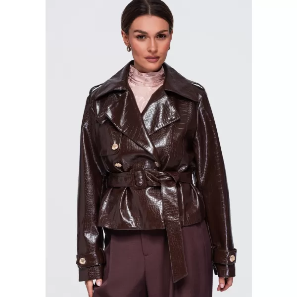  Dámská bunda OMBRE OW-JAFL-0144 BROWN 