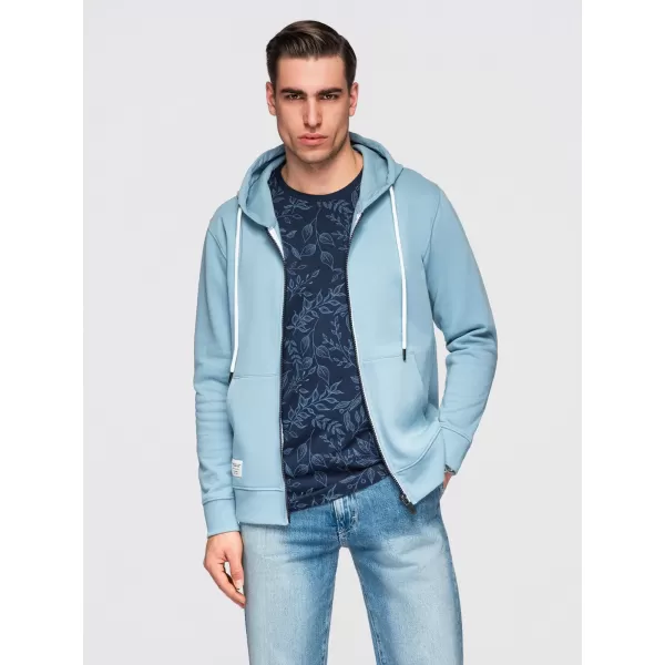  Pánská mikina OMBRE OM-SSBZ-0272 BLUE 