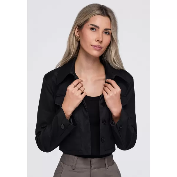  Dámské sako OMBRE OW-BL-E0007 BLACK 