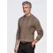 Pánský svetr OMBRE OM-SWSW-0191 BROWN