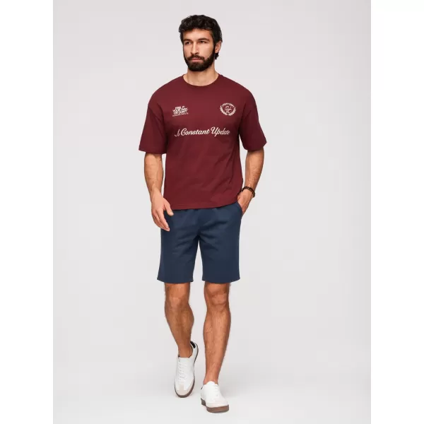  Pánské kraťasy OMBRE OM-SRSK-0124 NAVY BLUE 