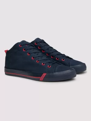 Pánské kotníkové tenisky OMBRE OM-FOTH-0241 NAVY BLUE