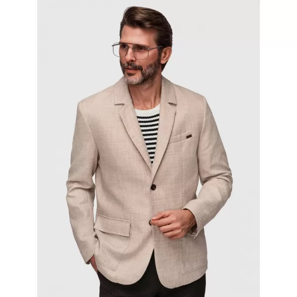  Pánské sako OMBRE M169 LIGHT BEIGE 