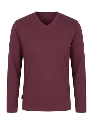 Pánské tričko OMBRE L171 BURGUNDY