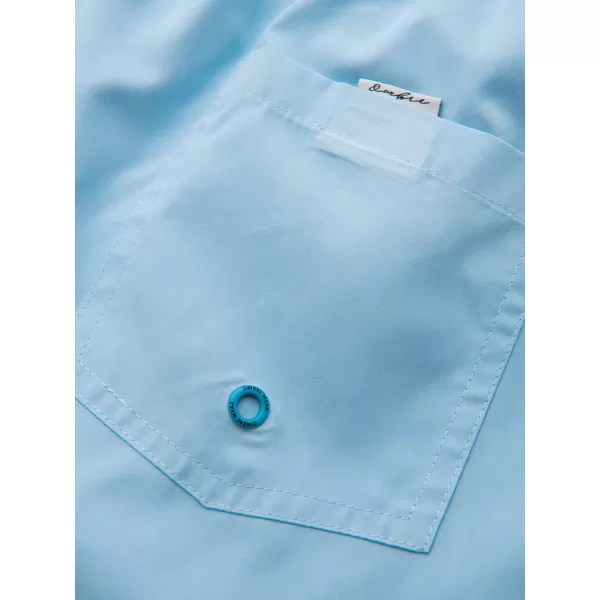  Pánské kraťasy OMBRE OM-SRSS-0216 LIGHT BLUE 