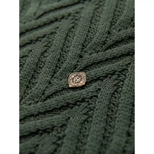  Pánský svetr OMBRE OM-SWSW-0190 MUTED GREEN 
