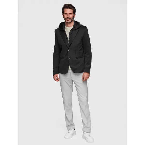  Pánské sako OMBRE M168 BLACK 