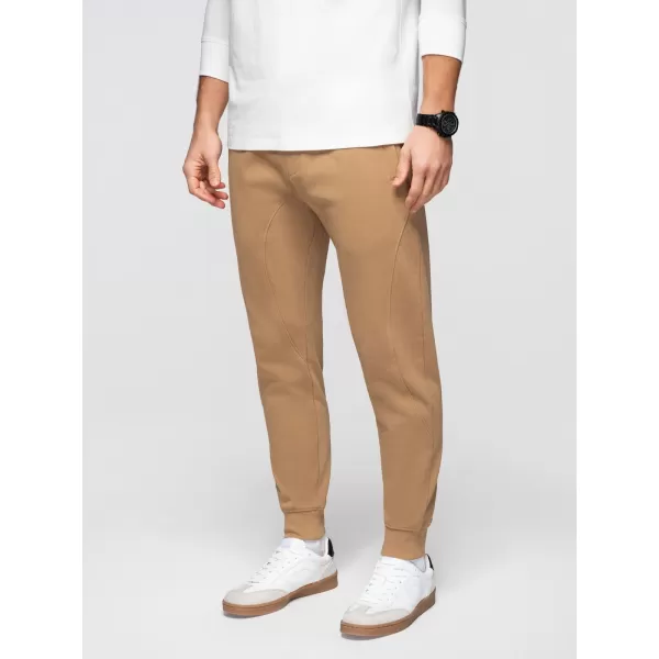  Pánské tepláky OMBRE OM-PABS-0305 BROWN 