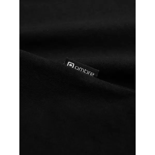 Pánské tričko OMBRE L172 BLACK 