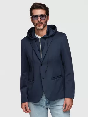 Pánské sako OMBRE M168 NAVY BLUE