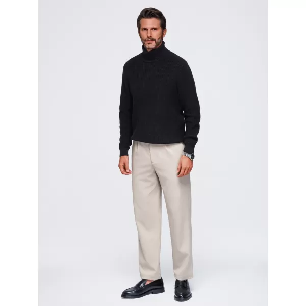  Pánský rolák OMBRE OM-SWTN-0189 BLACK 