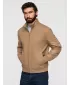Pánská bunda OMBRE OM-JANP-0326 LIGHT BROWN