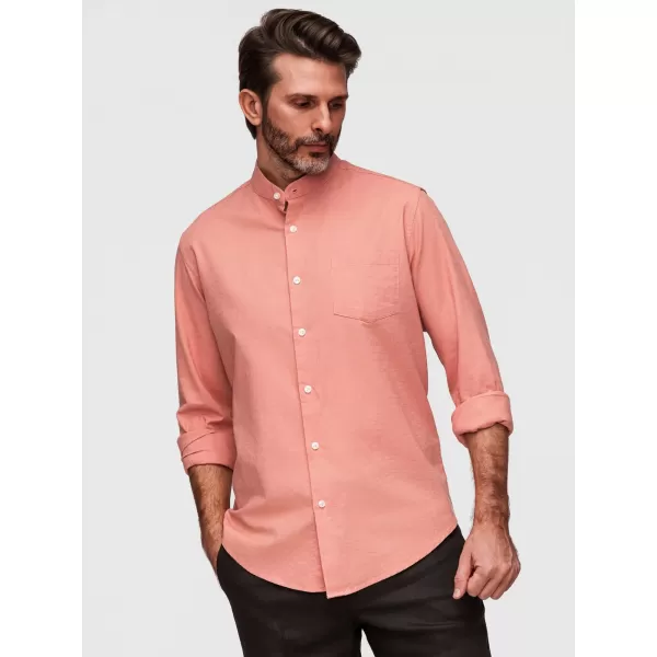  Pánská košile OMBRE K704 PEACH 