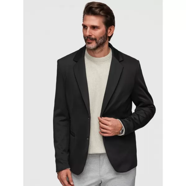  Pánské sako OMBRE M168 BLACK 