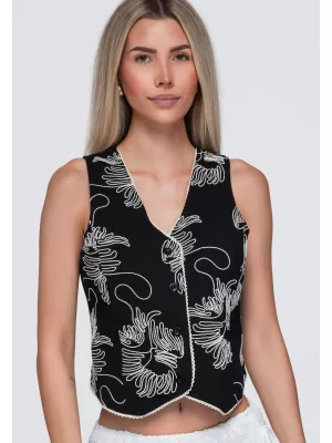 Dámská blůza OMBRE OW-VE-E0010 BLACK