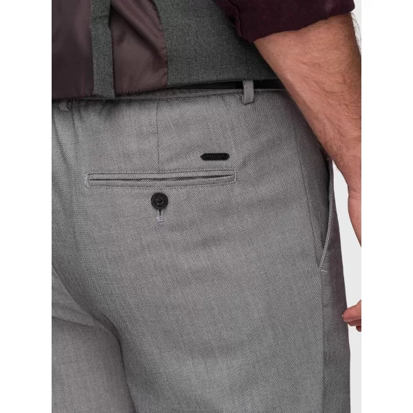  Pánské kalhoty OMBRE P1525 GREY 
