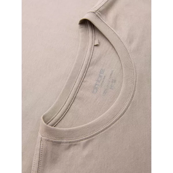  Pánské tričko OMBRE OM-LSBL-0142 BEIGE 