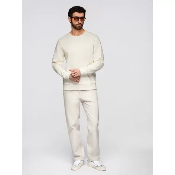  Pánská mikina OMBRE OM-SSBN-0271 CREAM 