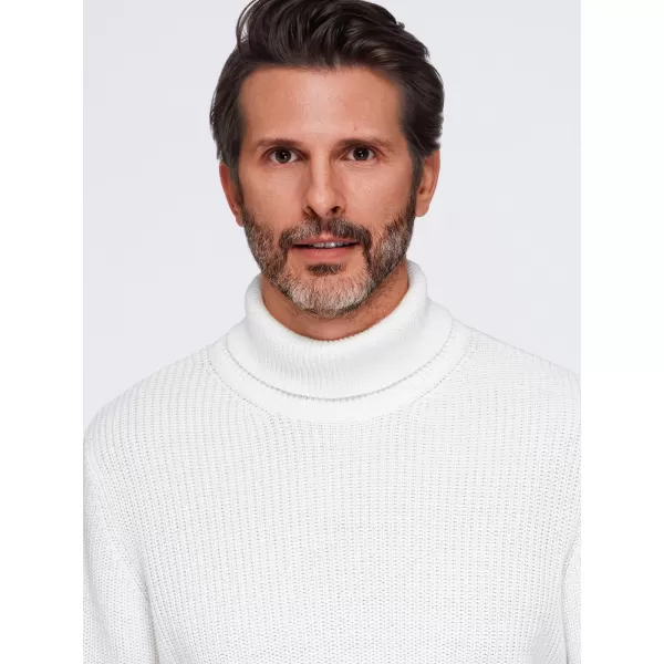  Pánský rolák OMBRE OM-SWTN-0189 WHITE 
