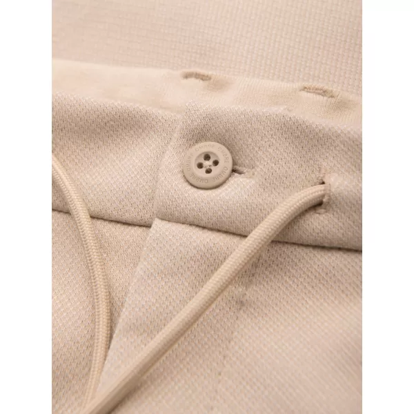  Pánské kalhoty OMBRE OM-PACP-0292 BEIGE 