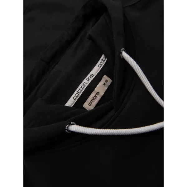  Pánská mikina OMBRE OM-SSBN-0270 BLACK 