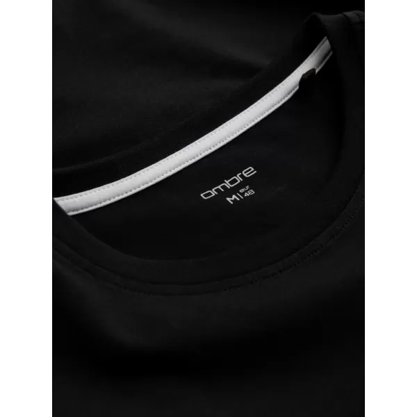  Pánské tričko OMBRE L175 BLACK 