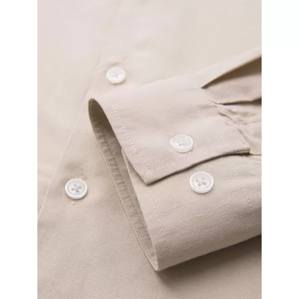  Pánská košile OMBRE OM-SHCS-0190 BEIGE 