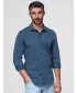 Pánská košile OMBRE K697 DENIM