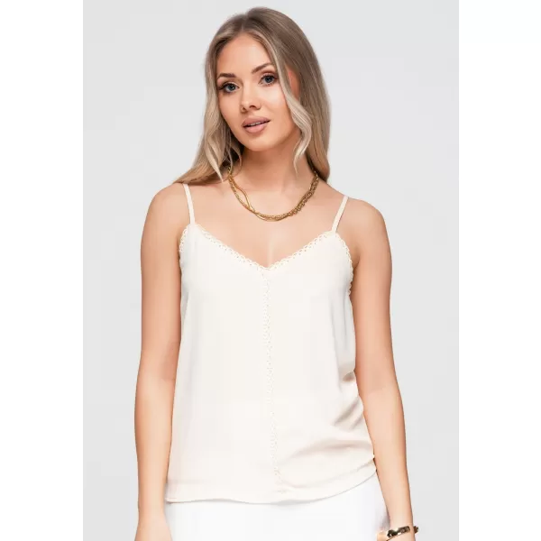  Dámské tílko OMBRE OW-TS-E0057 BEIGE 
