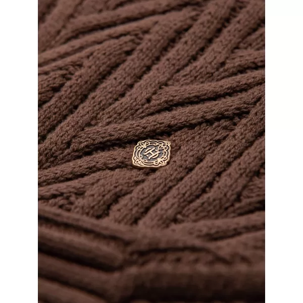  Pánský svetr OMBRE OM-SWSW-0190 BROWN 