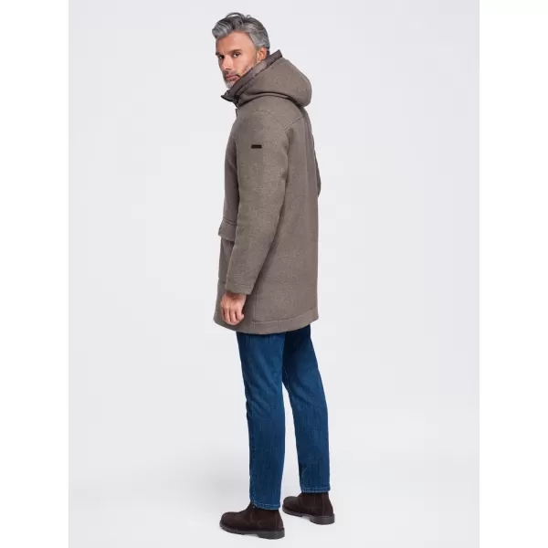  Pánská parka OMBRE OM-COWC-0161 ASH GREY 
