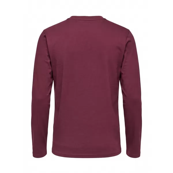  Pánské tričko OMBRE L171 BURGUNDY 
