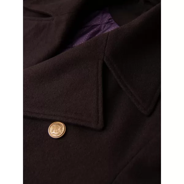  Pánský kabát OMBRE OM-COWC-0156 DARK BROWN 