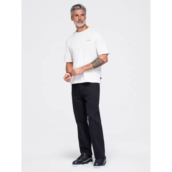  Pánské tričko OMBRE OM-TSPT-0284 OFF-WHITE 
