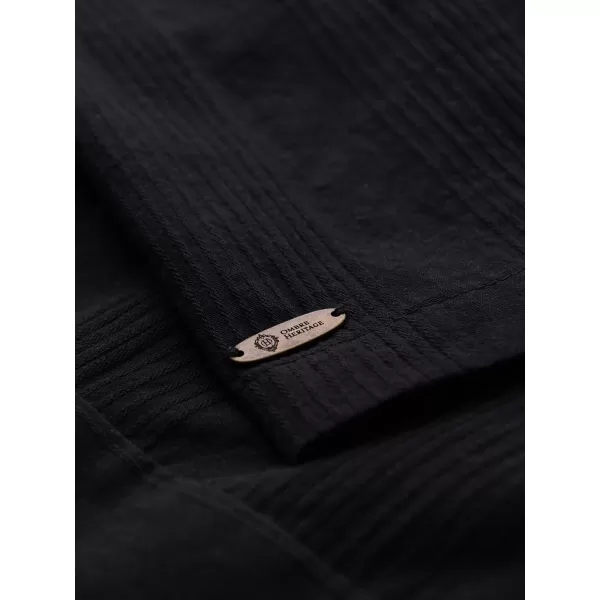  Pánská košile OMBRE OM-SHSS-0221 BLACK 