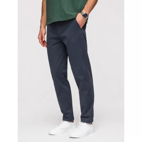 Pánské kalhoty OMBRE OM-PACP-0293 NAVY BLUE 
