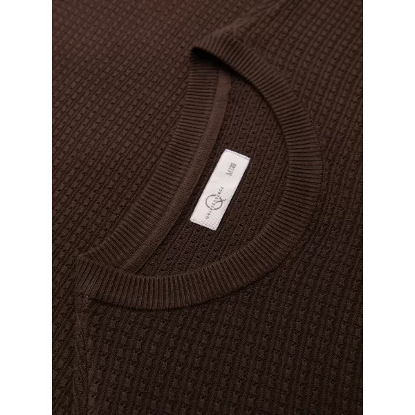  Pánské tričko OMBRE OM-TSCT-0303 BROWN 
