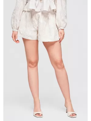 Dámské kraťasy OMBRE OW-ST-E0012 BEIGE