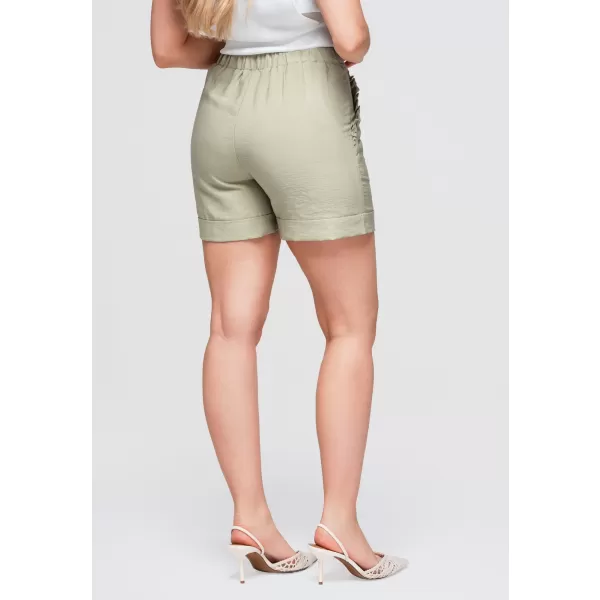  Dámské kraťasy OMBRE OW-ST-E0006 KHAKI 