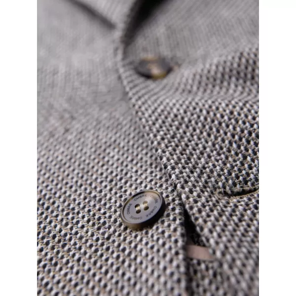  Pánské sako OMBRE OM-BLZB-0130 BROWN MELANGE 
