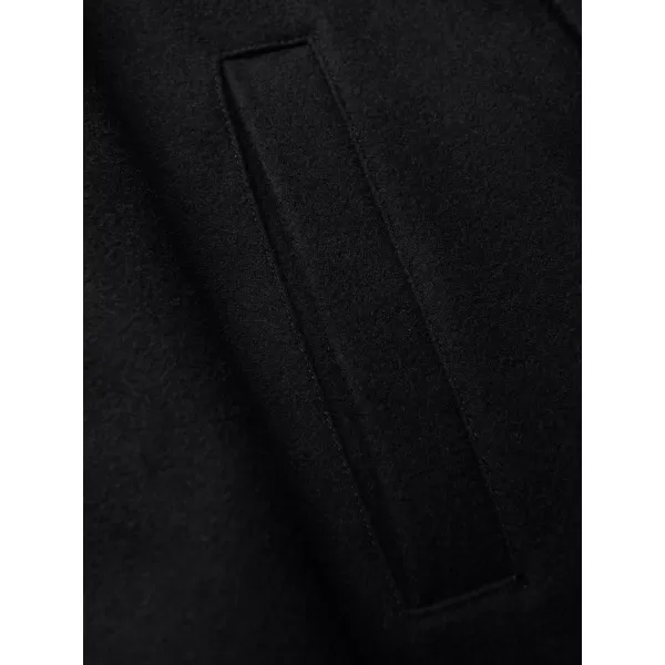  Pánský kabát OMBRE OM-COWC-0156 BLACK 
