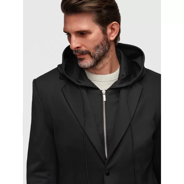  Pánské sako OMBRE M168 BLACK 