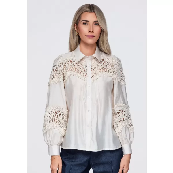  Dámská košile OMBRE OW-SH-E0075 BEIGE 