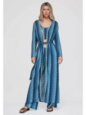 Dámský kardigan OMBRE OW-UW-E0001 BLUE