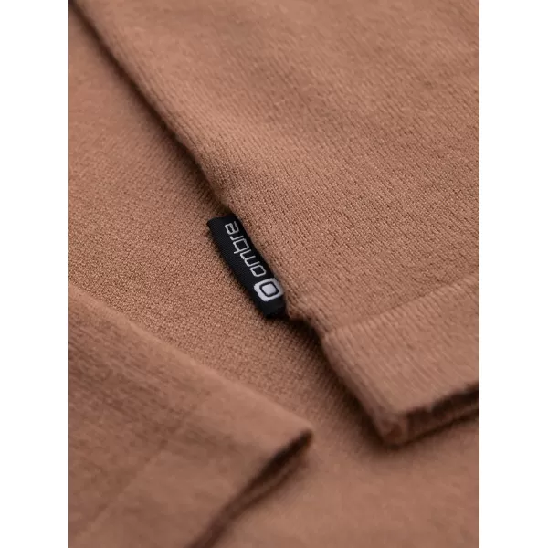  Pánská triko s límečkem OMBRE OM-POLS-0138 LIGHT BROWN 
