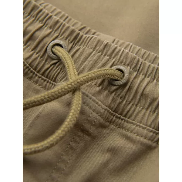  Pánské kalhoty OMBRE OM-PAJO-0290 KHAKI 